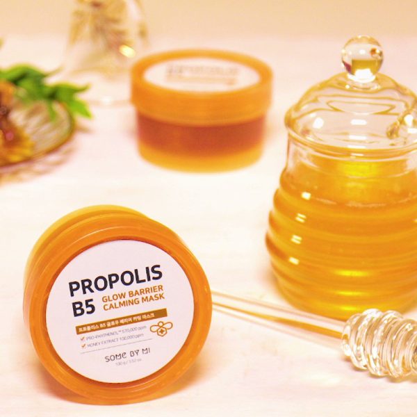 Some By Mi Propolis B5 Glow Barrier Calming Mask - 100gm - Image 2