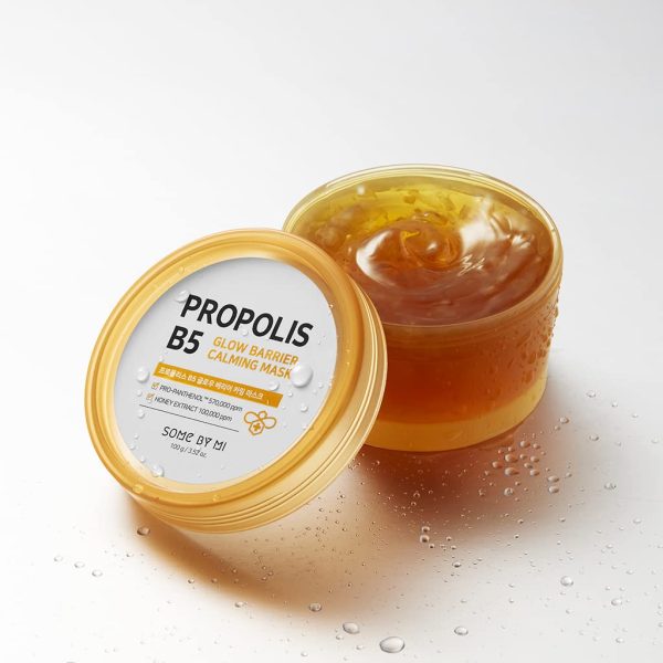 Some By Mi Propolis B5 Glow Barrier Calming Mask - 100gm - Image 3