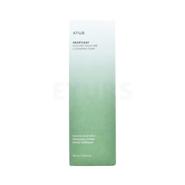 Anua Heartleaf Succinic Moisture Cleansing Foam 150ml - Image 2